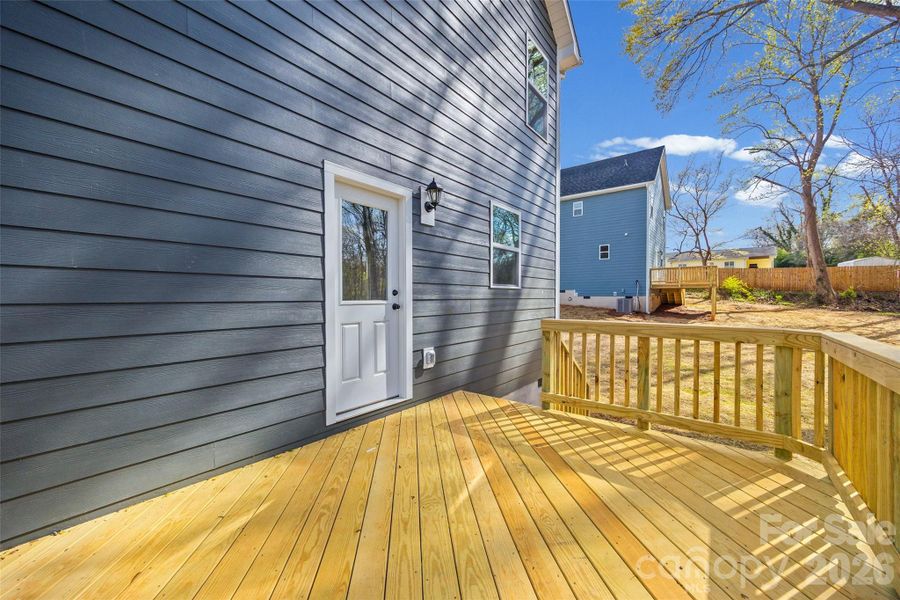 Exterior details and patio area of a home in , Belmont (Image 5).