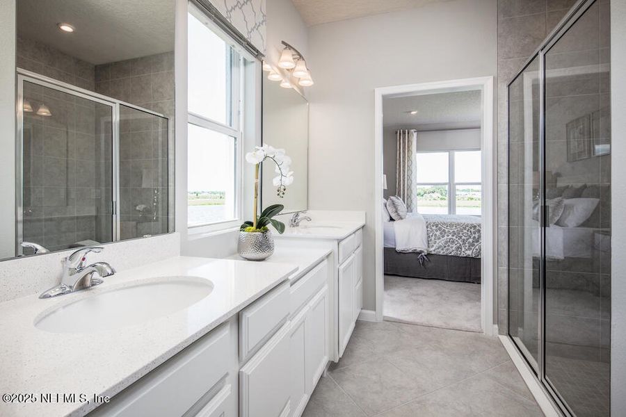 Furnished interior view inside a new home in Seminole Palms Single-Family Homes, Palm Coast (Image 9).
