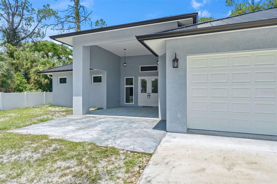 Exterior details and patio area of a home in , Naples (Image 3). Exterior details and patio area of a home in , Naples (Image 3).