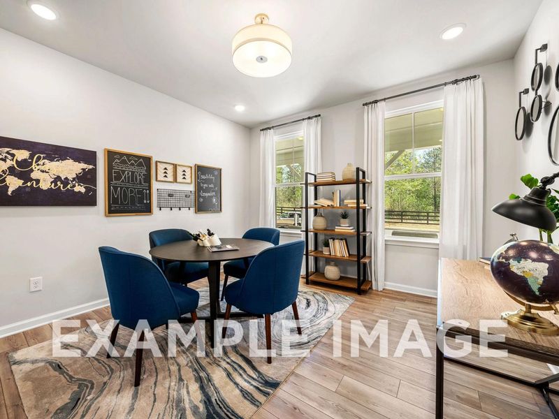Representative furnished interior of a home built from the The Hickory B by Davidson Homes LLC in Melody Lakeside Estates, Buford (Image 28).