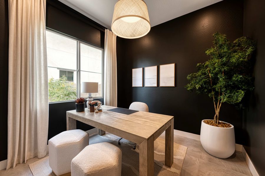 Representative furnished interior of a home built from the Granite Plan 3505 by Tri Pointe Homes in Waterston Central, Gilbert (Image 12).