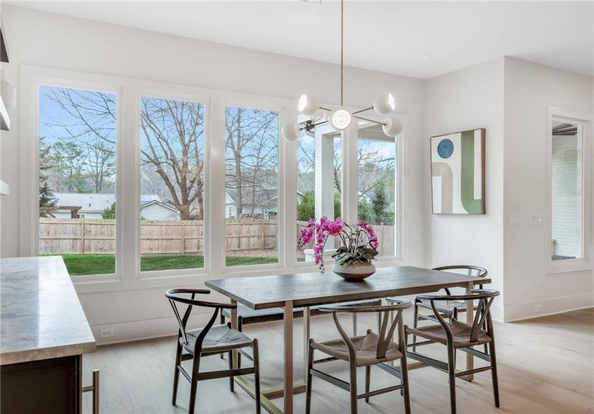 Furnished interior view inside a new home in , Atlanta (Image 36).
