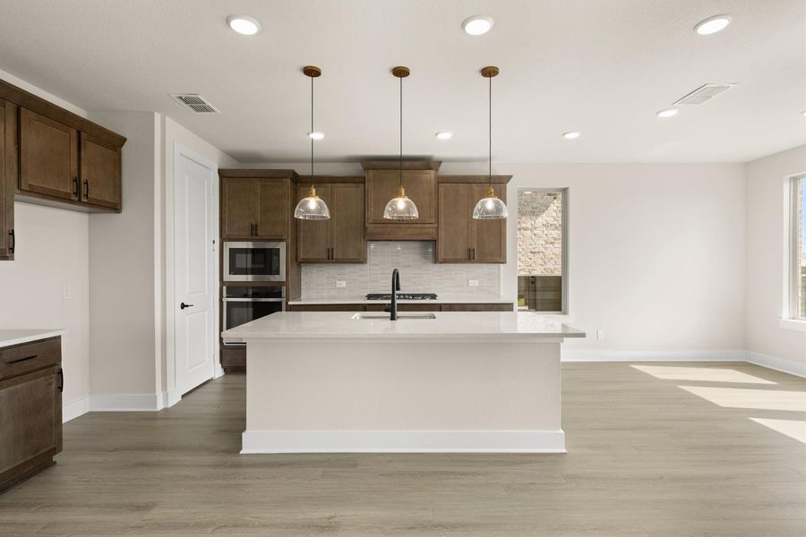 Furnished interior view inside a new home in Garden Collection at Union Park, Little Elm (Image 4).