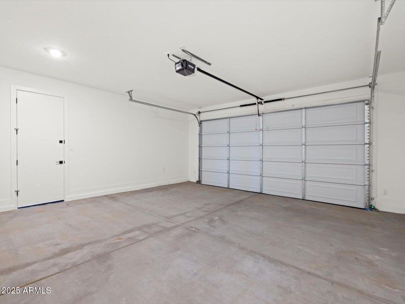 Garage with Opener and Service Door