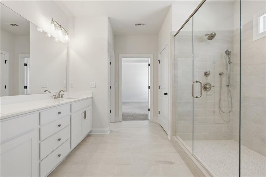 Furnished interior view inside a new home in , Buford (Image 5).