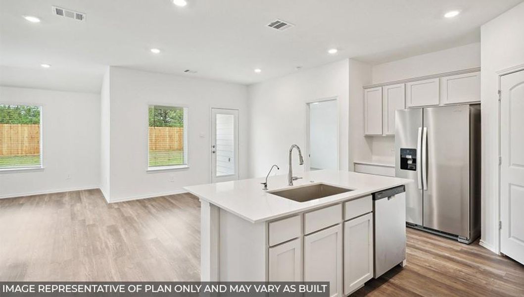 Furnished interior view inside a new home in Newport Pointe, Crosby (Image 5).