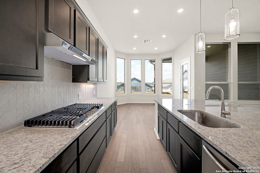 Furnished interior view inside a new home in VIDA, San Antonio (Image 10).
