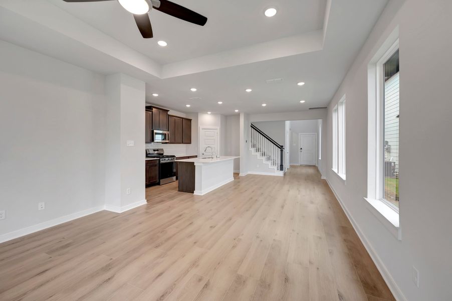 Spacious, unfurnished interior of a new home in Mason Woods, Cypress (Image 25). Spacious, unfurnished interior of a new home in Mason Woods, Cypress (Image 25).