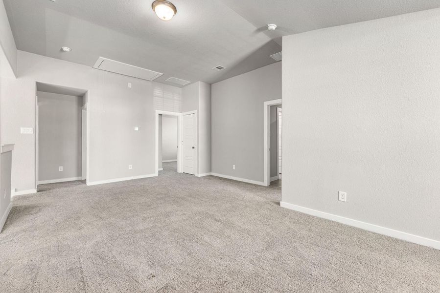 Spacious, unfurnished interior of a new home in Sundance Cove - Premier Series, Crosby (Image 29).