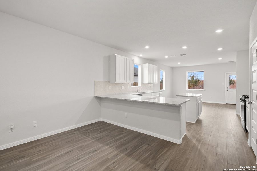Furnished interior view inside a new home in Timber Creek, San Antonio (Image 8). Furnished interior view inside a new home in Timber Creek, San Antonio (Image 8).