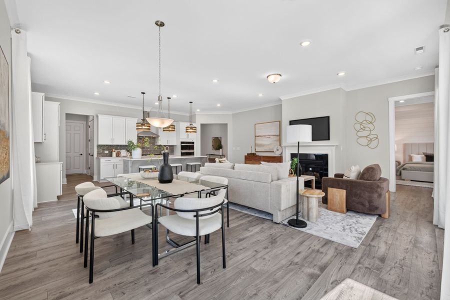 Furnished interior view inside a new home in Edgewater - Harbor Pointe, Lancaster (Image 10).