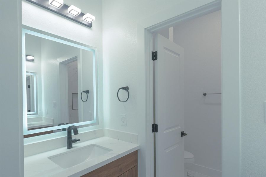 Furnished interior view inside a new home in , Houston (Image 10).