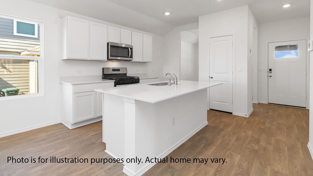 Furnished interior view inside a new home in Talavera, Kyle (Image 8). Furnished interior view inside a new home in Talavera, Kyle (Image 8).