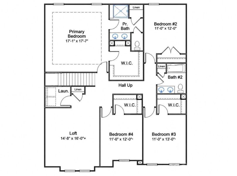 2D floor plan layout of this home in Clairmont, Charlotte, NC (Image 4). 2D floor plan layout of this home in Clairmont, Charlotte, NC (Image 4).