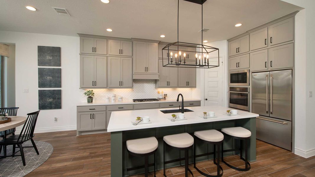 Furnished interior view inside a new home in Trinity Falls, McKinney (Image 51).