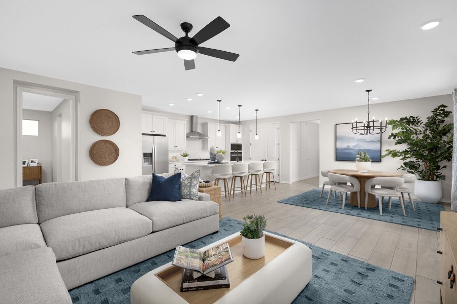 Representative furnished interior of a home built from the Sepia by Mattamy Homes in Rosewood Heights, San Tan Valley (Image 8).