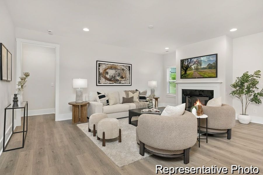 Furnished interior view inside a new home in Kensington, China Grove (Image 5).