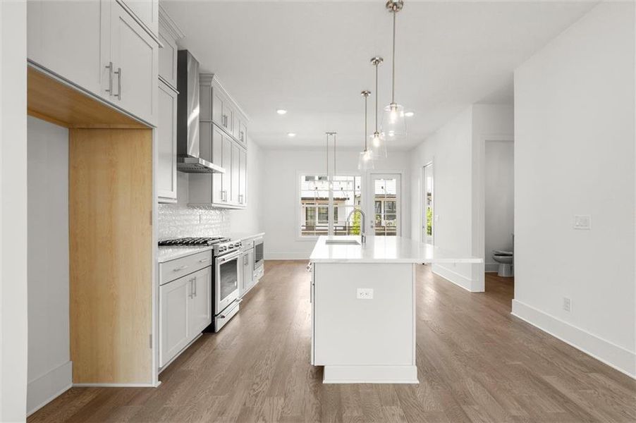 Furnished interior view inside a new home in The Gathering – Alpharetta, Alpharetta (Image 10).