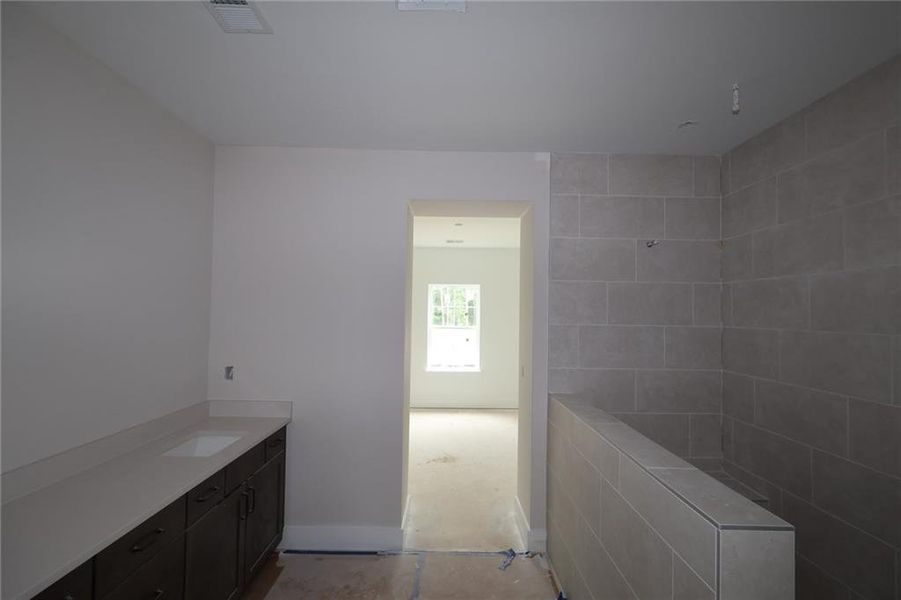 In-progress construction of a new home in Havencroft, Woodstock, GA (Image 9).