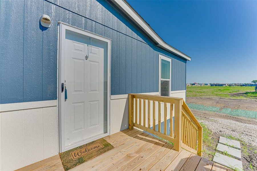 Exterior details and patio area of a home in , Ferris (Image 20).