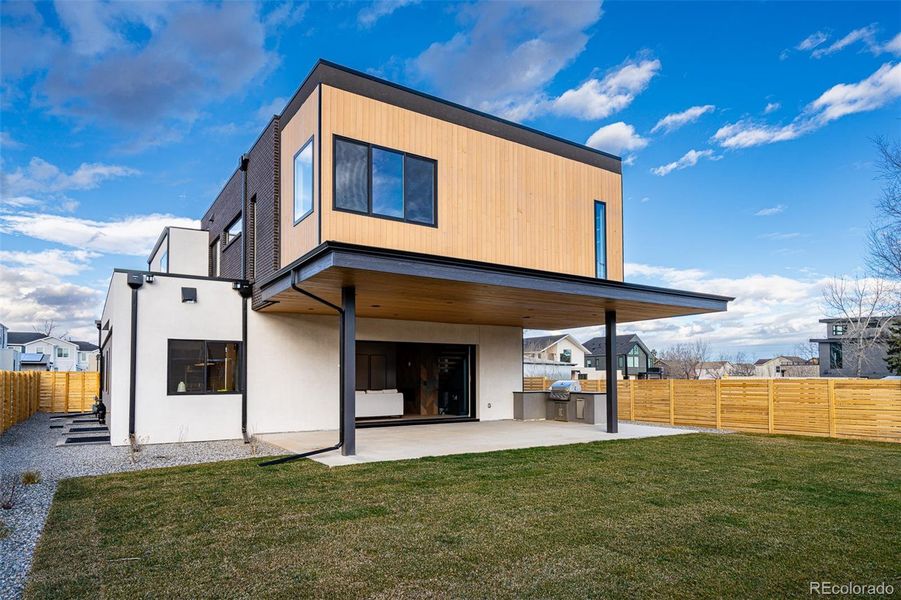 Exterior details and patio area of a home in , Boulder (Image 4). Exterior details and patio area of a home in , Boulder (Image 4).