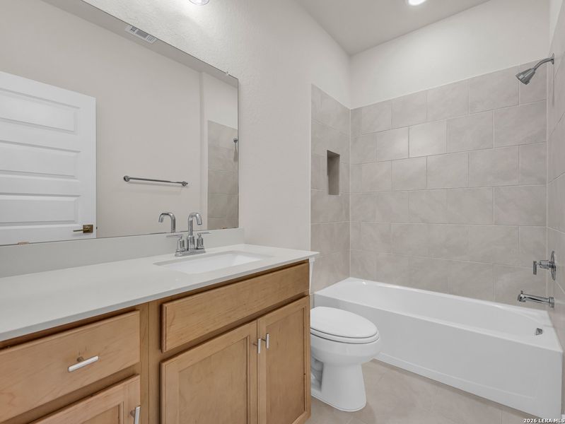 Furnished interior view inside a new home in Hunter's Ranch, San Antonio (Image 5).