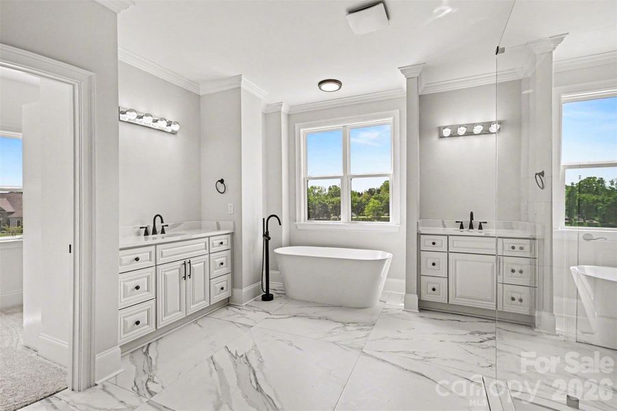 Furnished interior view inside a new home in , Concord (Image 16).