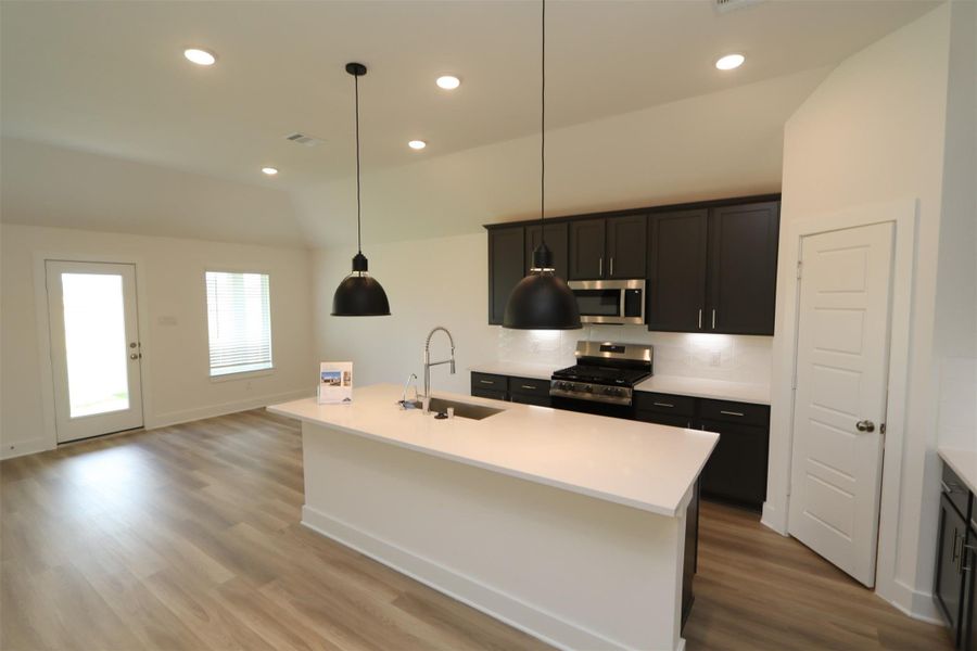 Furnished interior view inside a new home in Lago Mar, Santa Fe (Image 2).