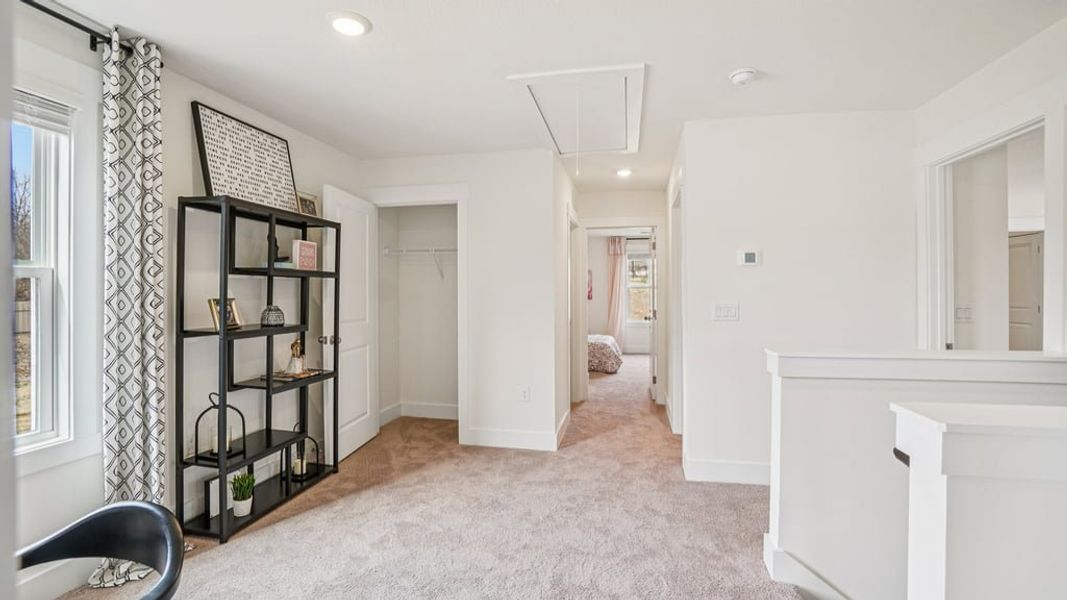 Furnished interior view inside a new home in The Hideaway at Fox Meadows, Bluff City (Image 21).