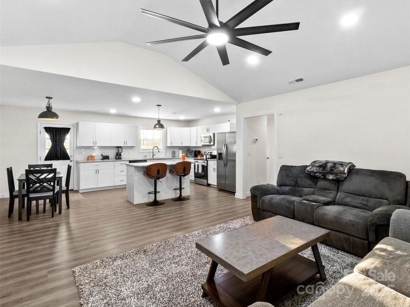 Open Concept View from Front Entrance