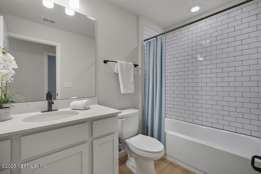 Furnished interior view inside a new home in , Jacksonville (Image 26). Furnished interior view inside a new home in , Jacksonville (Image 26).