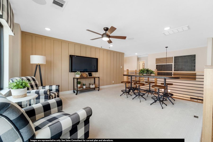 Furnished interior view inside a new home in Sunterra Lakes, Brookshire (Image 33).