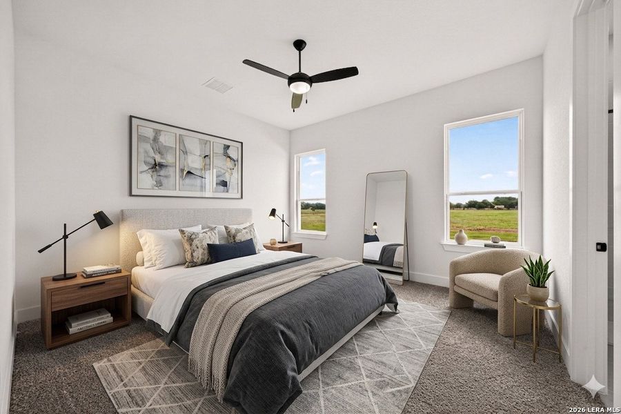 Furnished interior view inside a new home in , Castroville (Image 57).