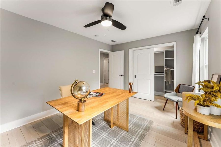 Furnished interior view inside a new home in , Atlanta (Image 17).