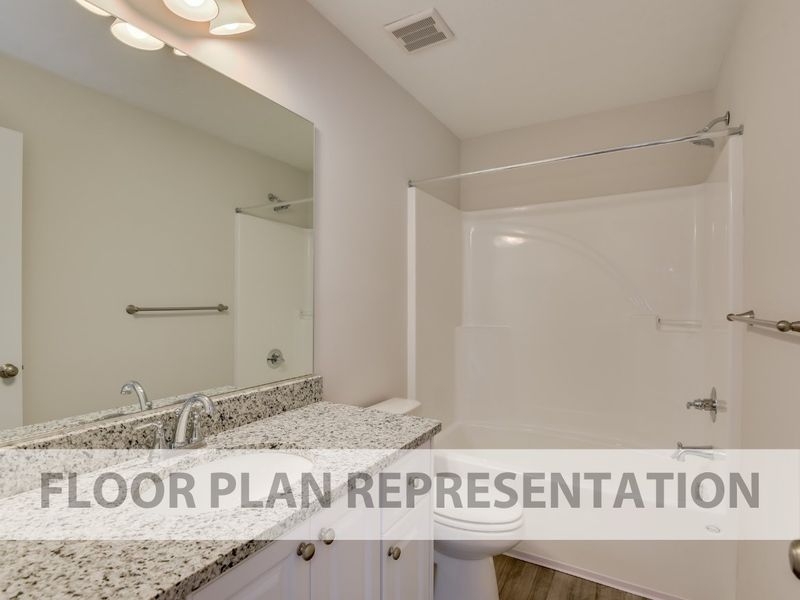 Representative furnished interior of a home built from the 1797 Plan by Ivey Homes in Windsor, North Augusta (Image 7).