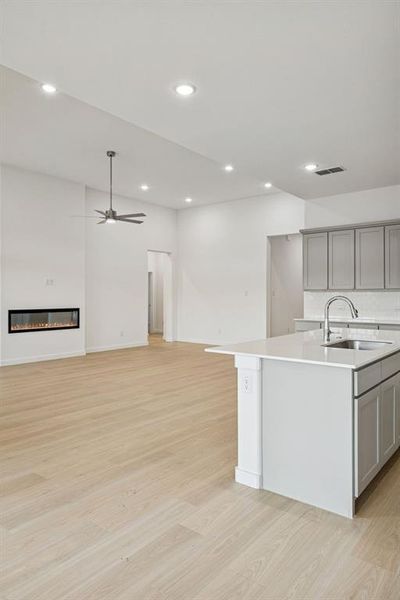 Open Floor Plan in the Gilmour II home plan by Trophy Signature Homes – REPRESENTATIVE PHOTO
