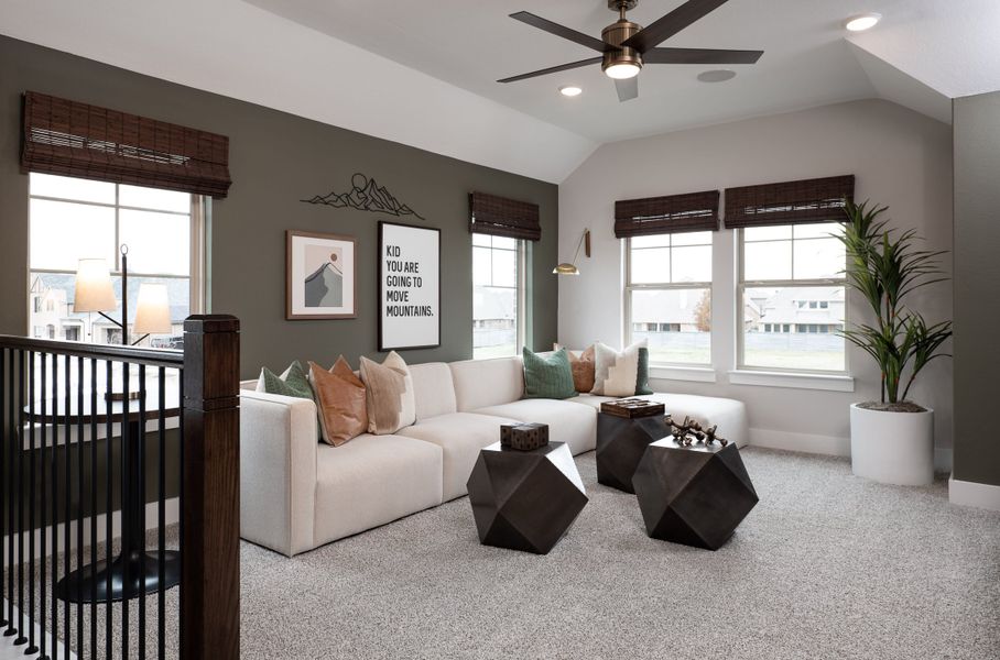 Representative furnished interior of a home built from the Ivy by Tri Pointe Homes in Union Park, Little Elm (Image 9).