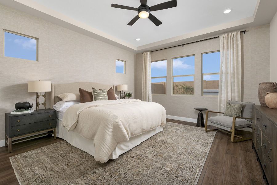 Representative furnished interior of a home built from the Garnet by Mattamy Homes in Landmarke, San Tan Valley (Image 7).