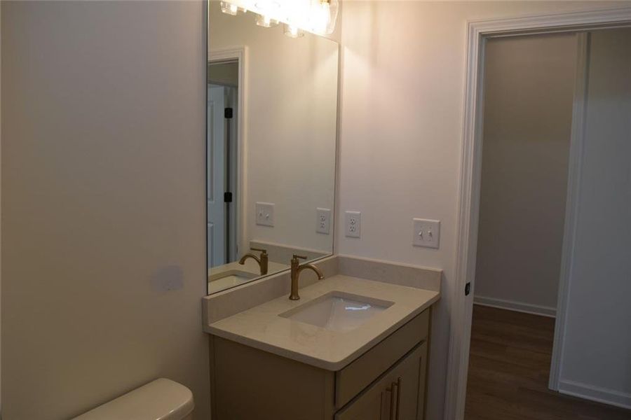 Furnished interior view inside a new home in Soleil Summit Chase, Snellville (Image 9).