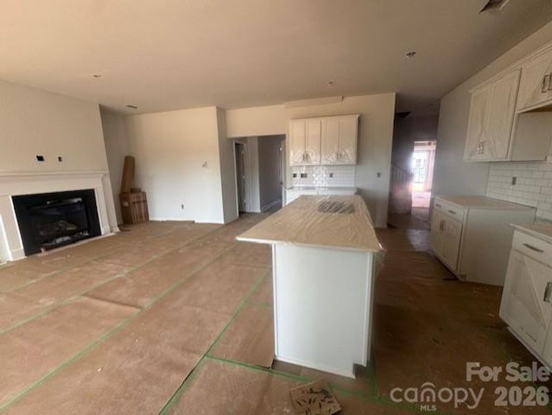 Great Room into Kitchen