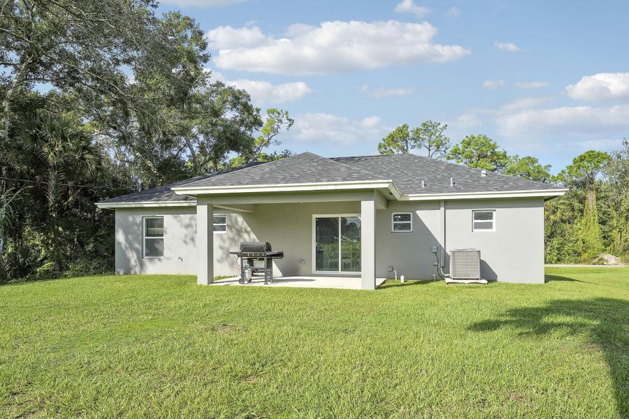 House : back view