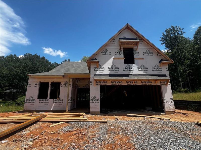 In-progress construction of a new home in , Canton, GA (Image 42).