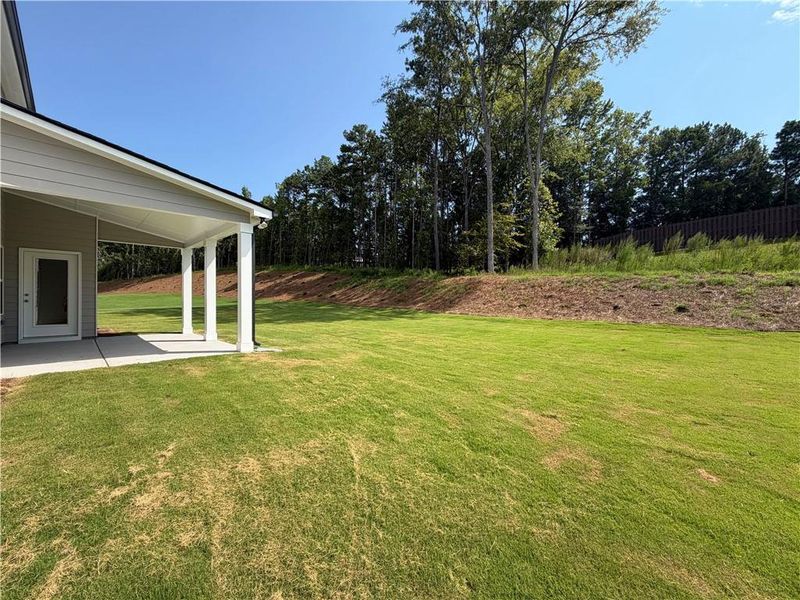 Exterior details and patio area of a home in Mallard’s Landing, Jefferson (Image 25).