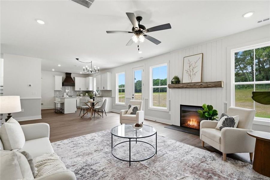 Furnished interior view inside a new home in , Mansfield (Image 12). Furnished interior view inside a new home in , Mansfield (Image 12).