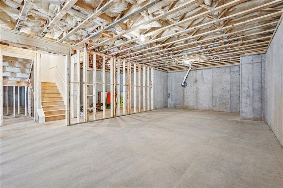 In-progress construction of a new home in Fireside Farms, Dawsonville, GA (Image 57).