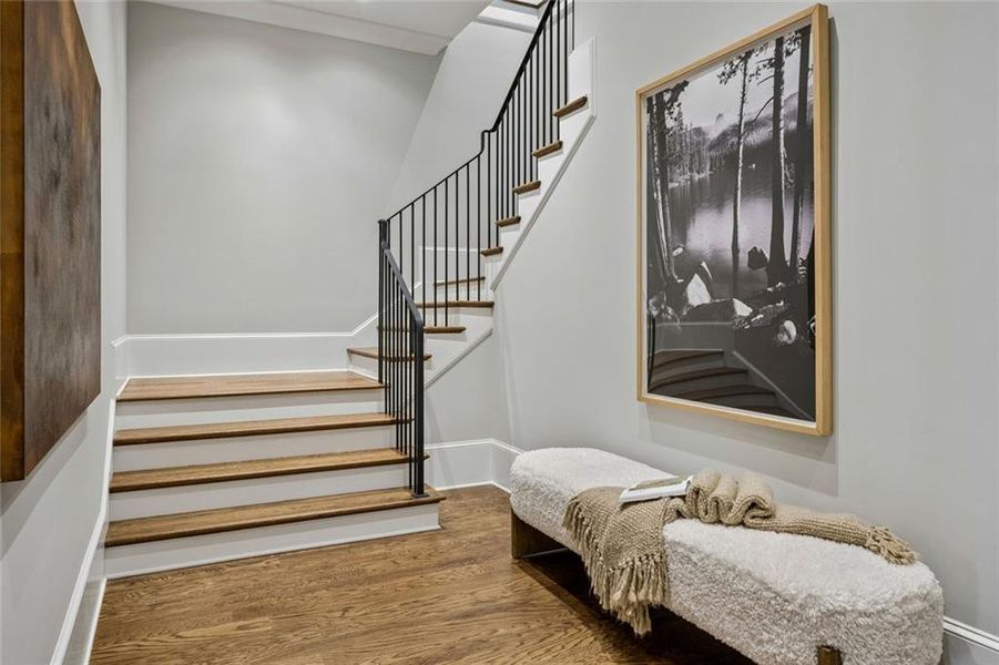 Furnished interior view inside a new home in , Atlanta (Image 32).