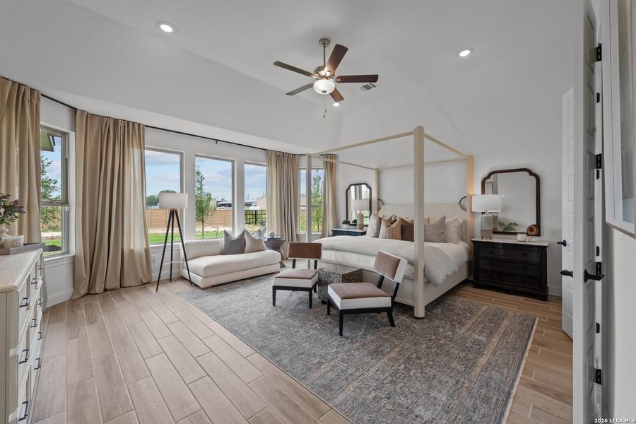 Furnished interior view inside a new home in Preserve at Annabelle Ranch, San Antonio (Image 5).