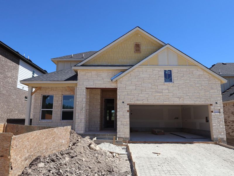 In-progress construction of a new home in Heritage, Dripping Springs, TX (Image 5).