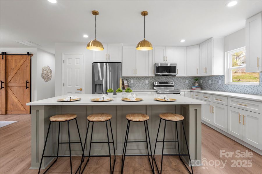 Furnished interior view inside a new home in , Cherryville (Image 9).