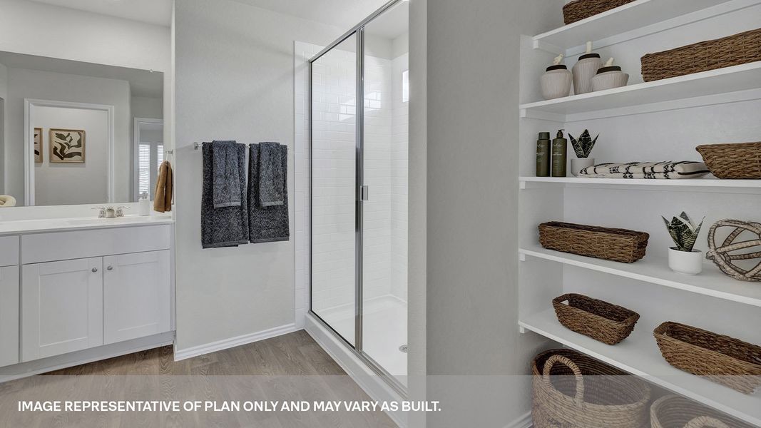 Furnished interior view inside a new home in Swenson Heights, Seguin (Image 22).